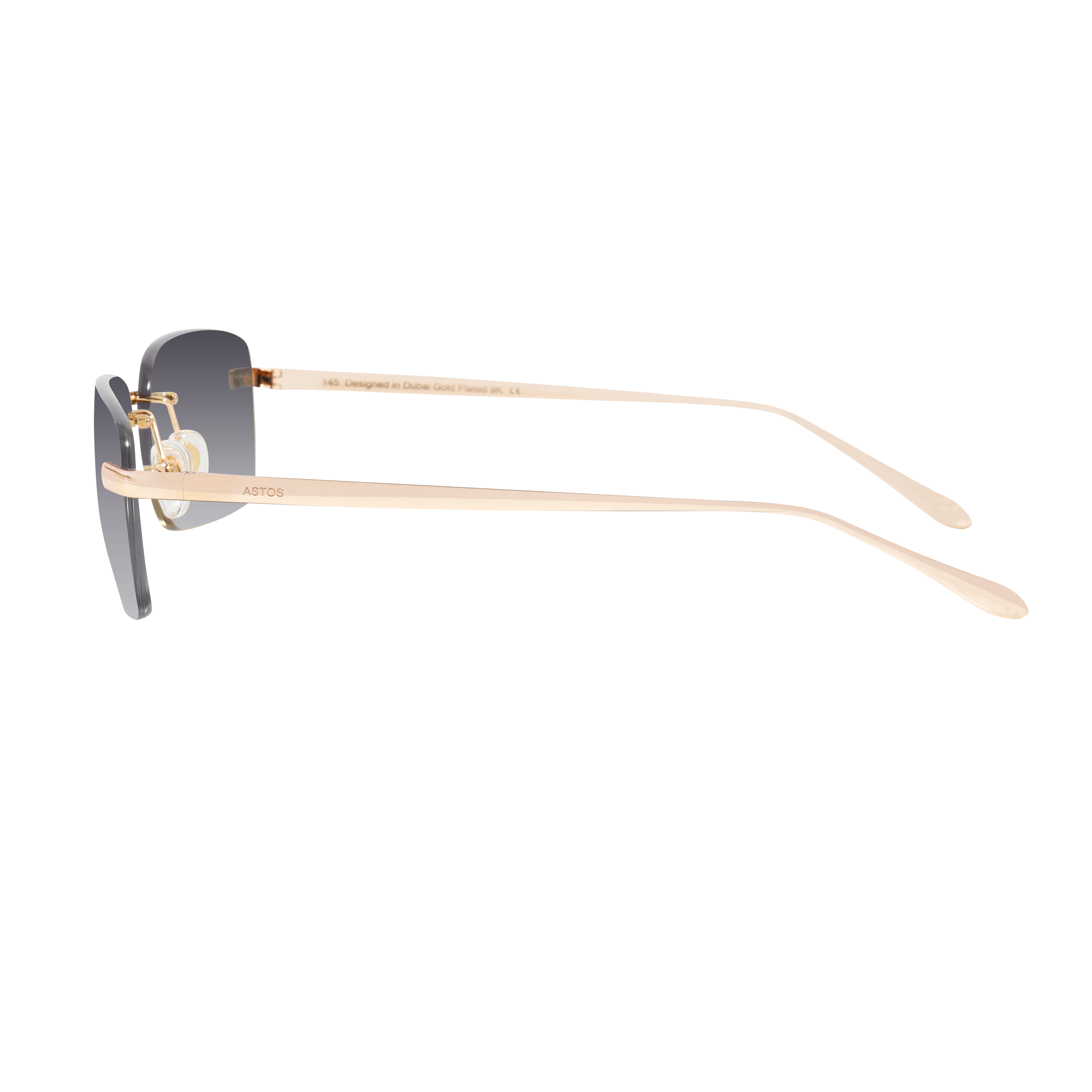 Men's Eyewear Black gradient | 9K Gold plated