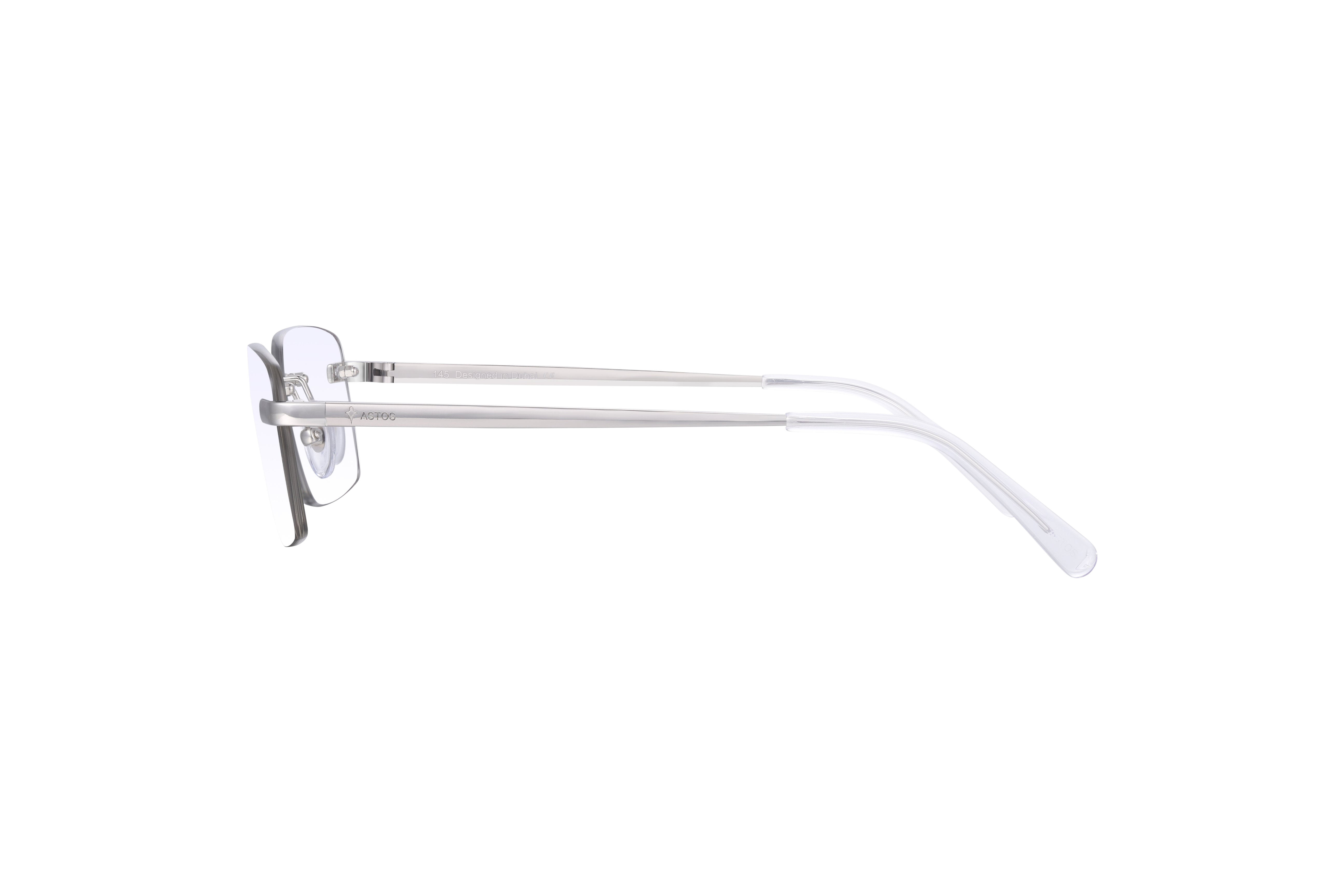 Men's Eyewear Transparant | Silver